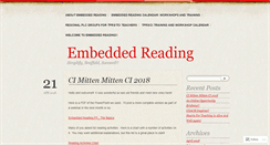 Desktop Screenshot of embeddedreading.com